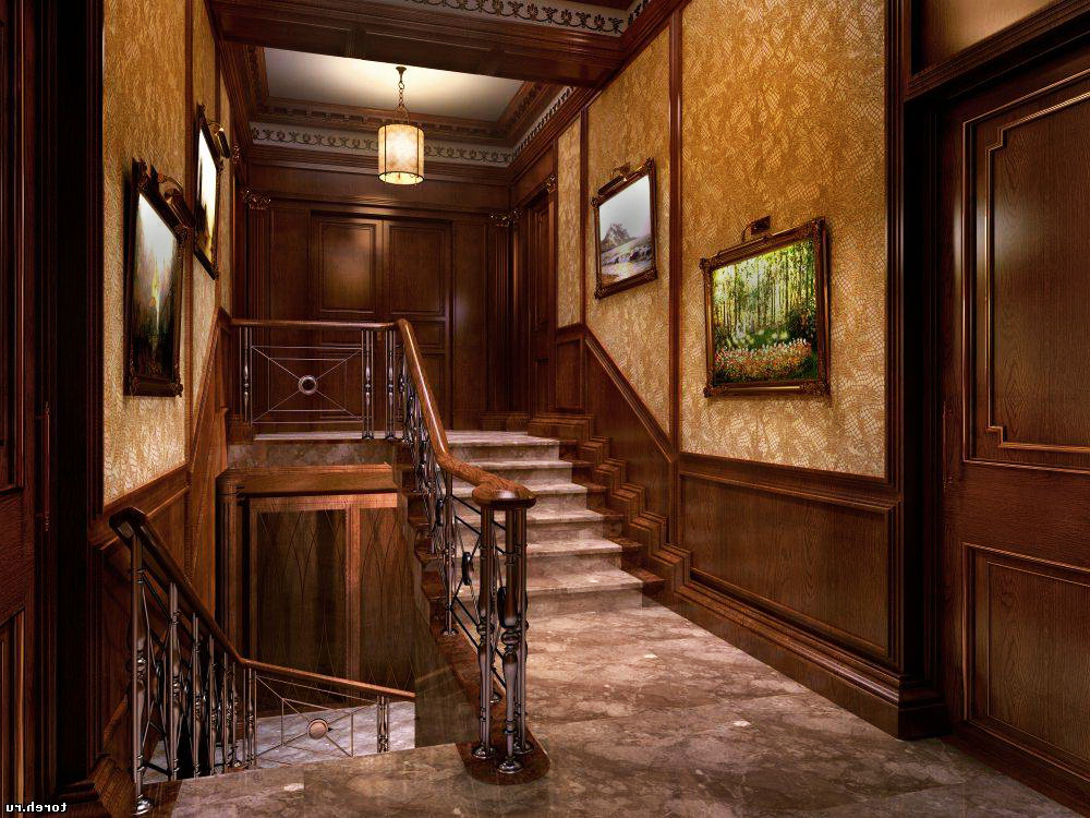 Богатство декора хола и ширины лестницы