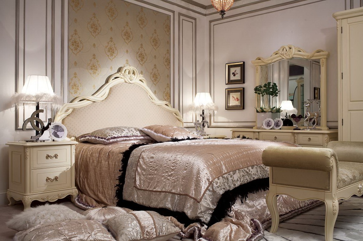 Оформление спальни во французском стиле