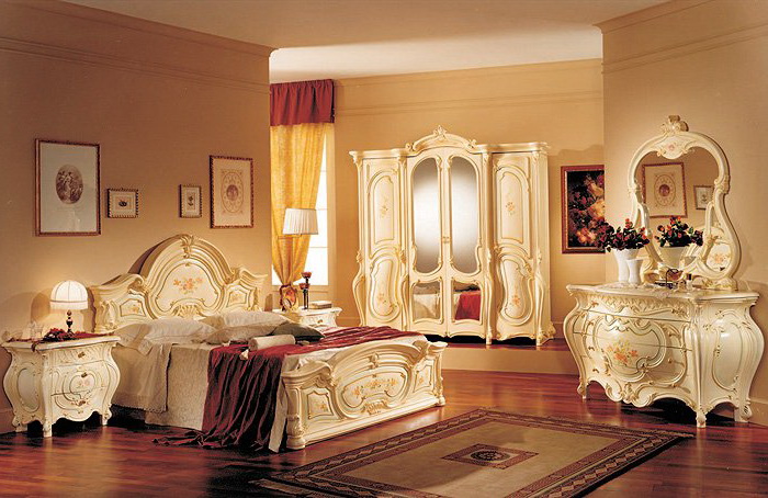 Оформление спальни во французском стиле