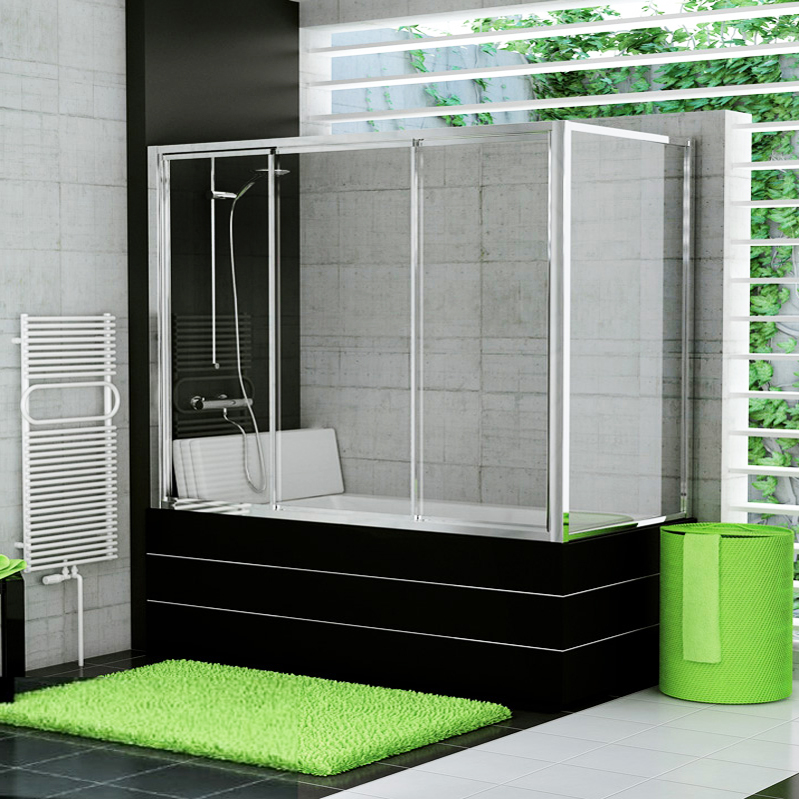 Раздвижные шторы для ванной, особенности применения